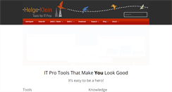 Desktop Screenshot of helgeklein.com